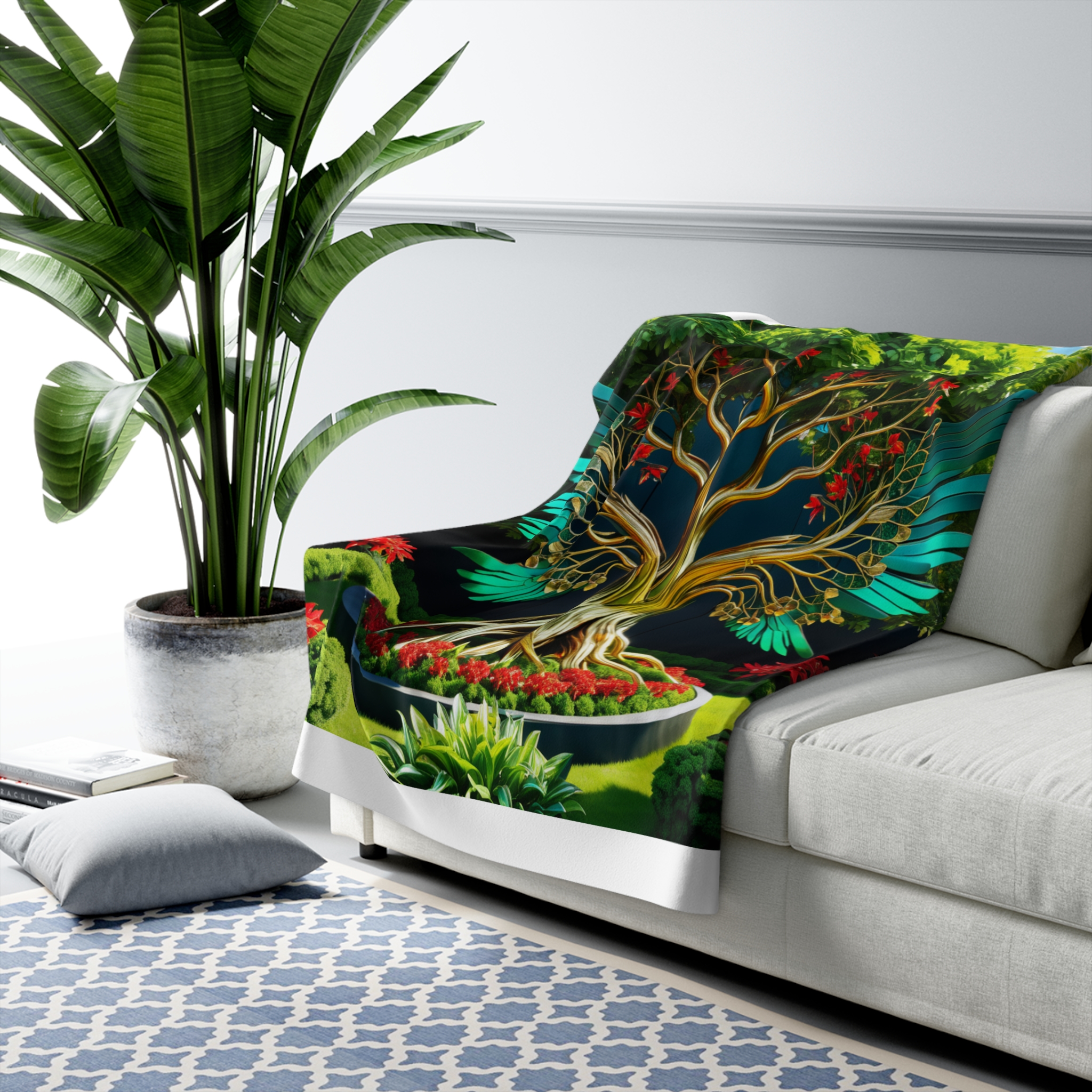 Jardins Futuristes Plaid – Image 3