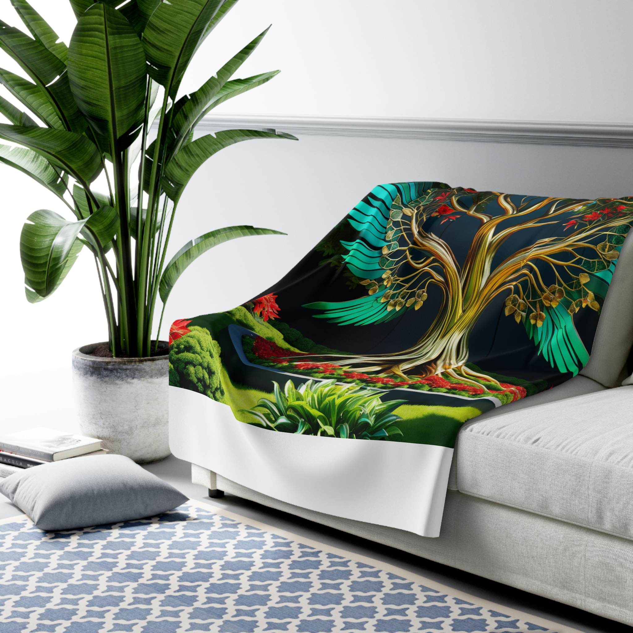 Jardins Futuristes Plaid – Image 7